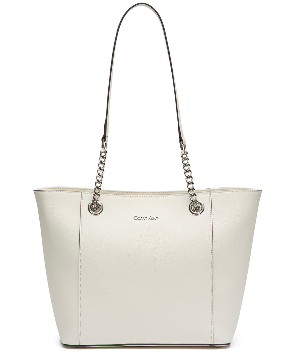calvin klein hayden saffiano leather backpack Calvin Klein Hayden Saffiano Leather Large Tote White NWD! $178 – DesignerBrandBOX
