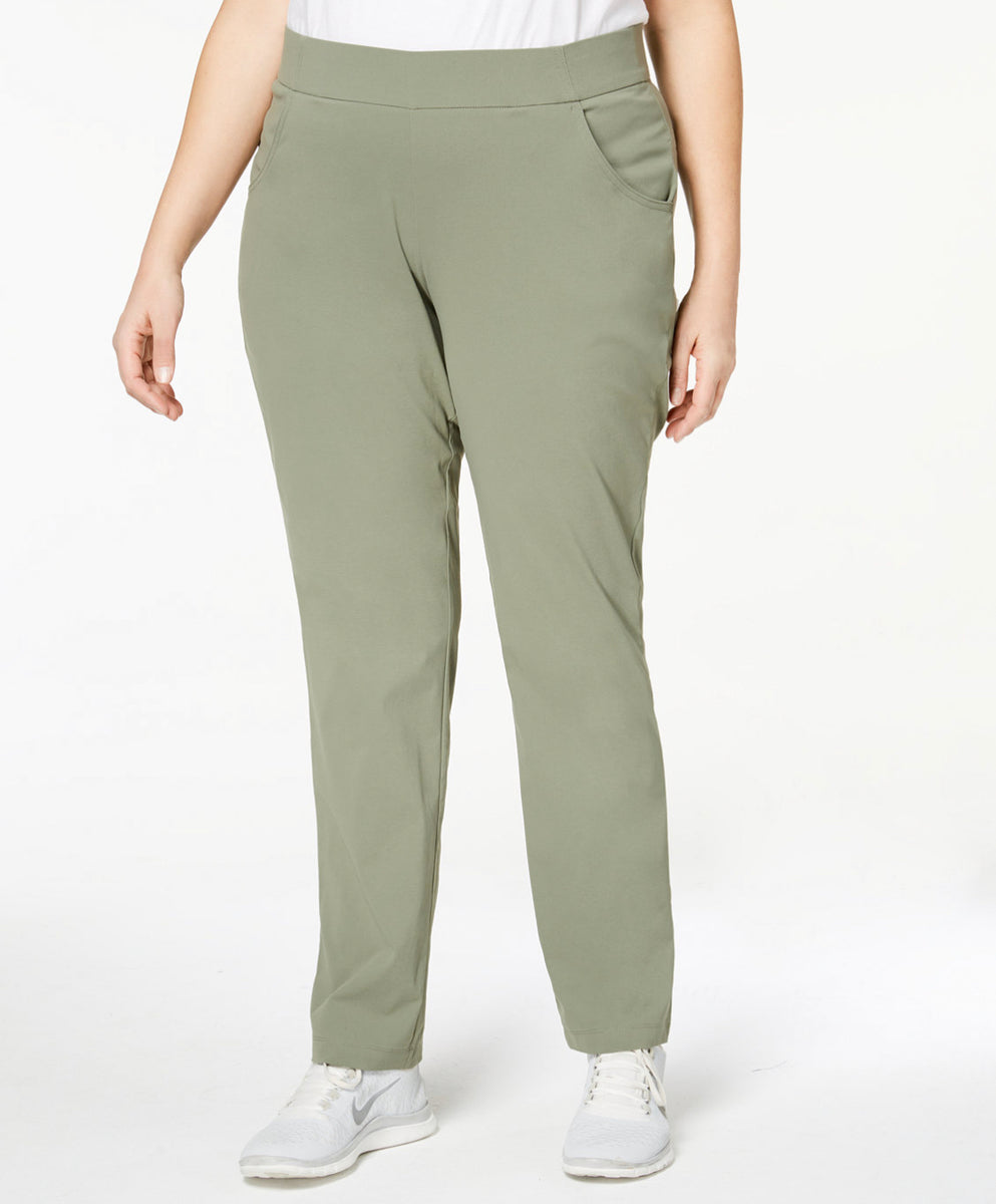 Columbia Plus Size Anytime Casual™ Pull-On Pants Green 1X NWT! $80