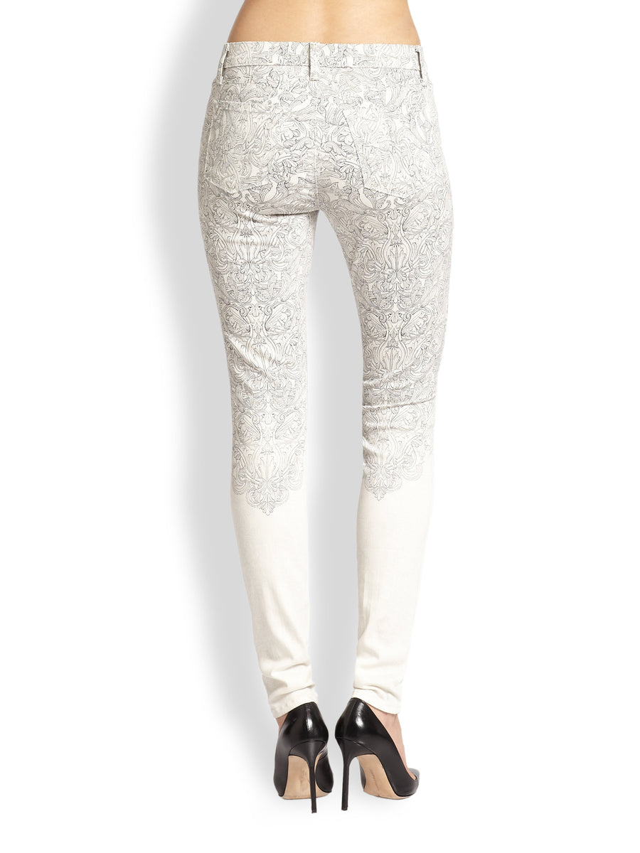 J Brand Women's Mid Rise Crop Skinny Release Hem