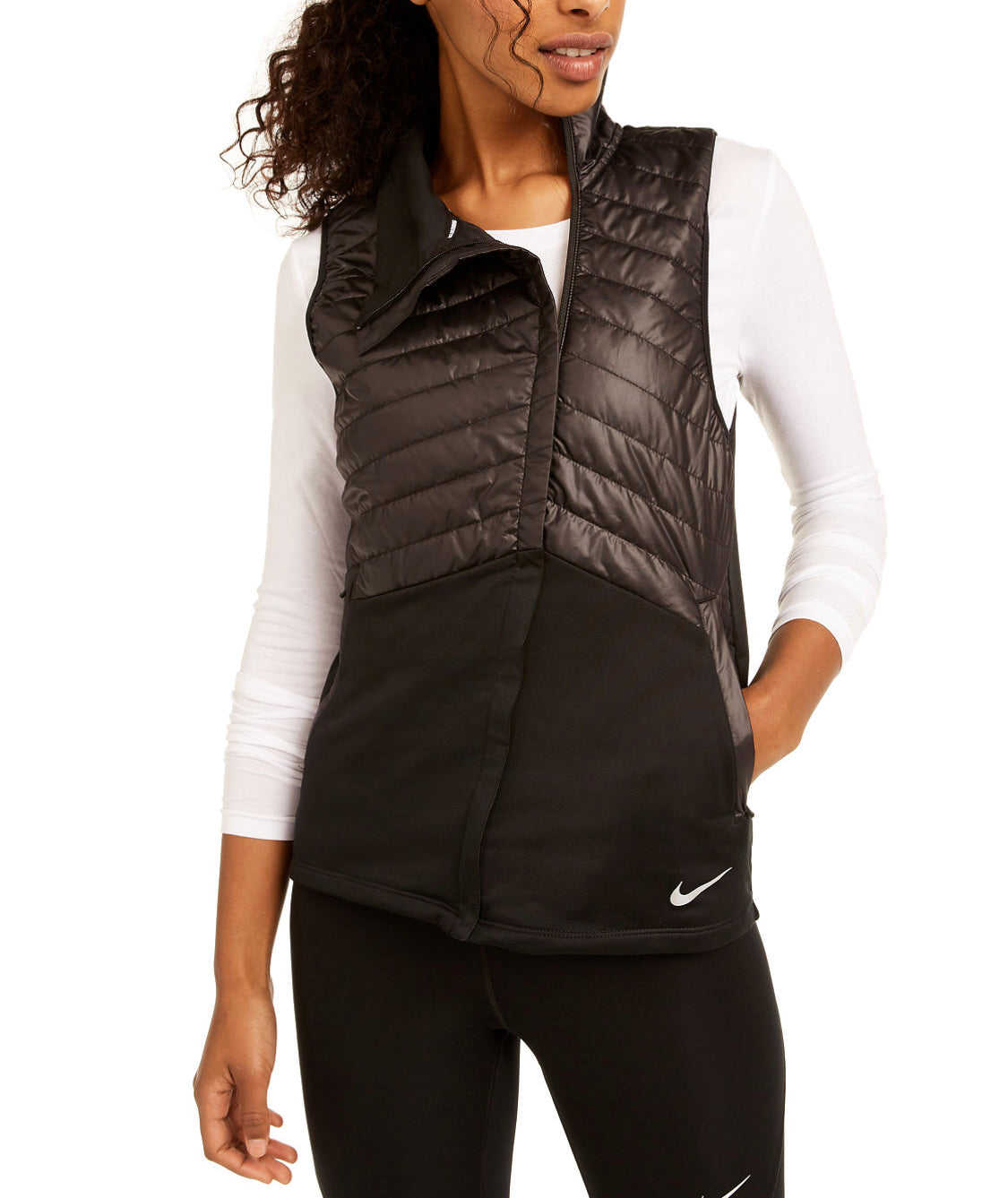 enestående Gør livet Kamel Nike Women's Essential Quilted Running Vest Black M NWT! $90 –  DesignerBrandBOX