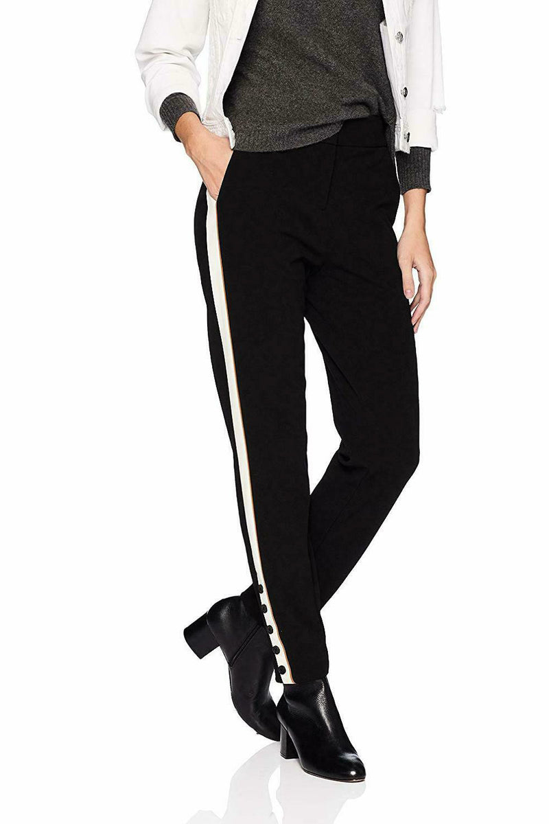 Calvin Klein Women's Size M Black-Pink Color Block Cropped Activewear Pants main image 0