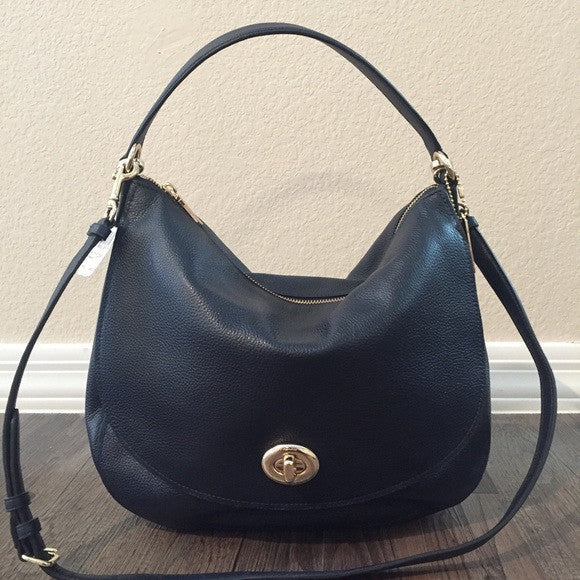 Coach turn lock hobo Clearance